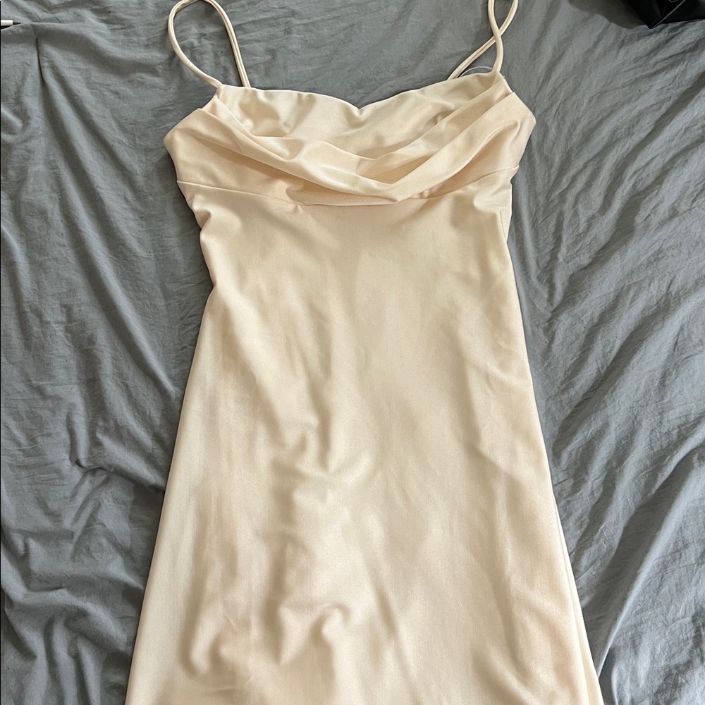 Windsor Cream Slip Dress